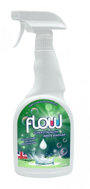 Flow Chemicals Super Strength White Vinegar | 1 x 750ml
