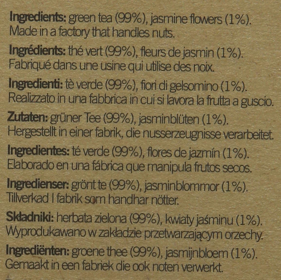 Teapigs Jasmine Pearls Tea Bags Made With Whole Leaves(1 Pack of 50 Tea Bags)