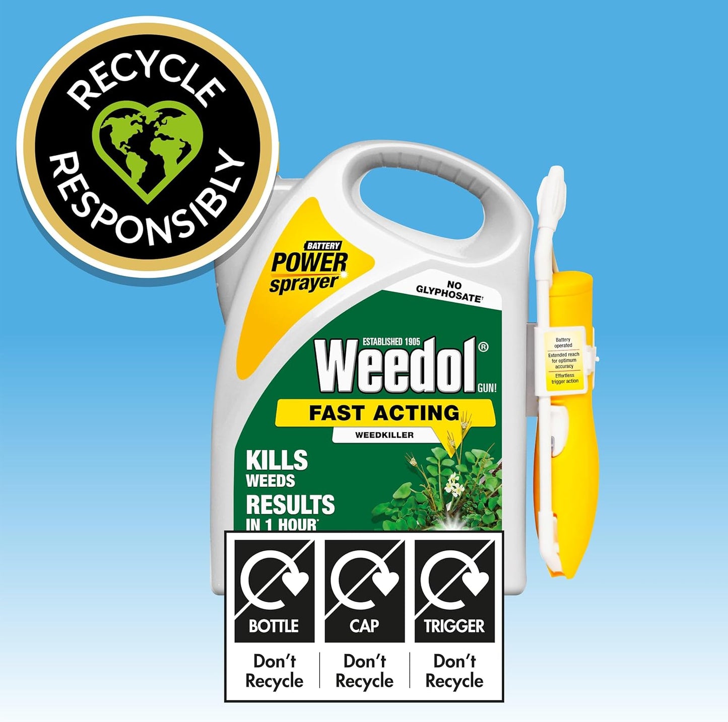 Weedol Fast Acting Power Sprayer 5 Litre | Ready to Use