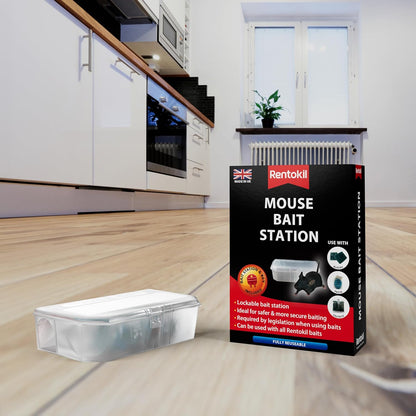 Rentokil Mouse Bait Station Clear