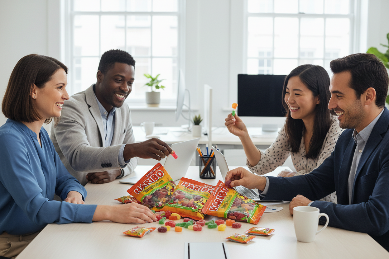 Haribo Tangfastics Sweets Sharing Bag 160g