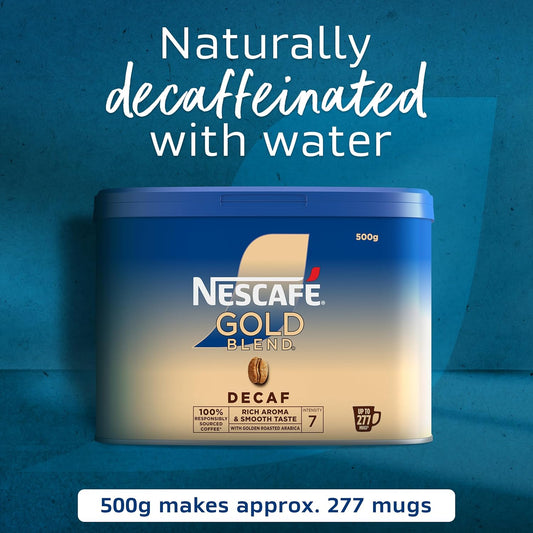 Nescafe Gold Blend Decaff Coffee Granules 500g