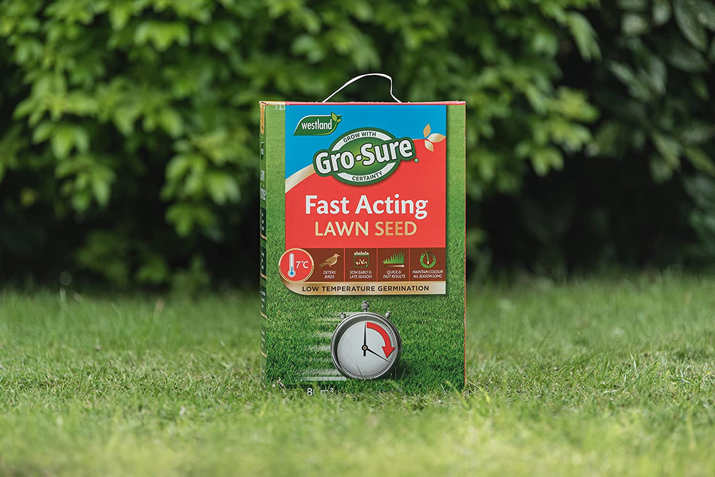 Westland Gro-Sure Fast Acting Grass Lawn Seed 80m2 2.4kg