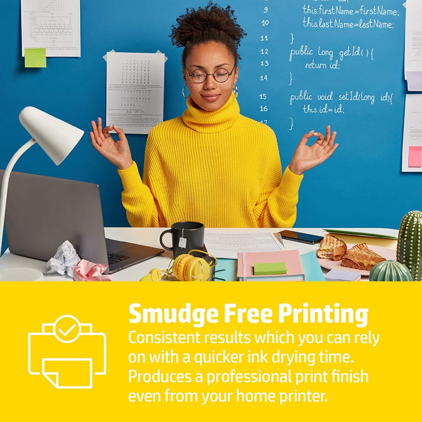 HP Everyday A4 Paper | White | Multi Purpose Paper | 75gsm | 2500 Sheets | 5 Reams