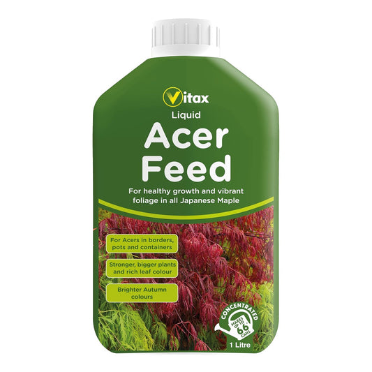 Vitax Liquid Acer Tree Feed | Promotes Healthy Leaf & Root Growth | 1 Litre Concentrated