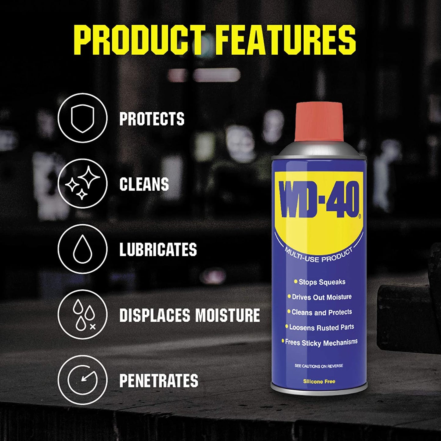 WD-40 Multi Use Lubricant Spray 80ml