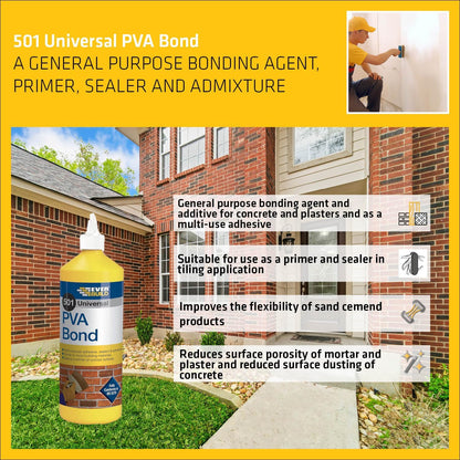 Everbuild 501 Universal PVA Bond – General Purpose Bonding Agent – 500ml