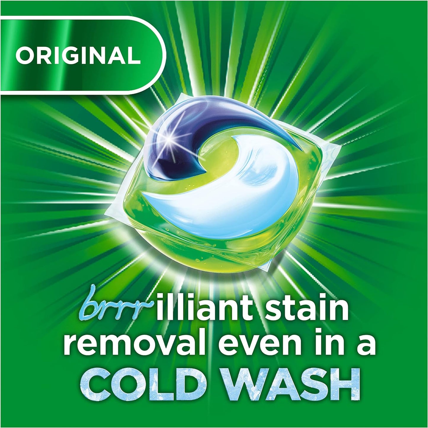 Ariel Professional Original All-In-1 Laundry Pods 50's, 100% Soluble