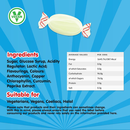 Swizzels Crystal Fruits 3kg | Bulk Bag Boiled Fruit Sweets