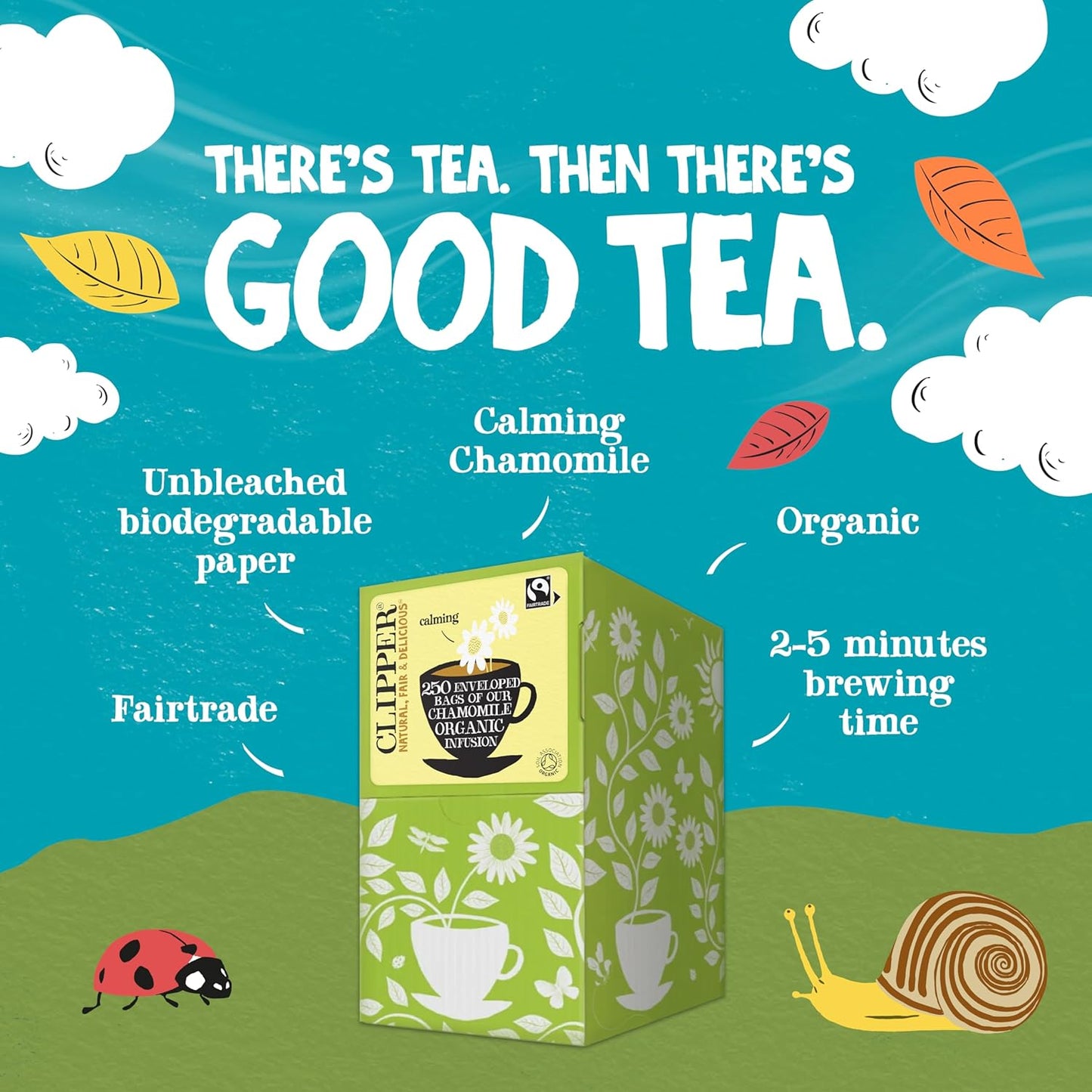 Clipper Organic Chamomile Infusion Fairtrade Enveloped (250)