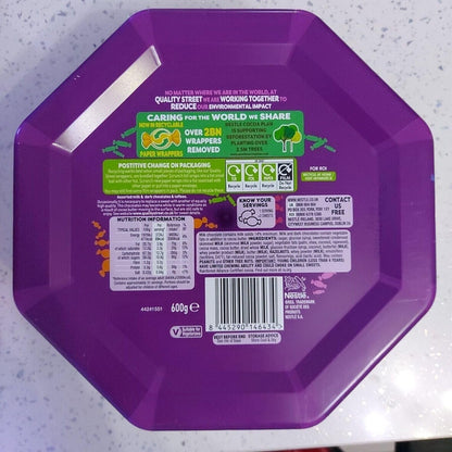 Quality Street Assorted Milk Chocolate Sweets, 550g, New 2025