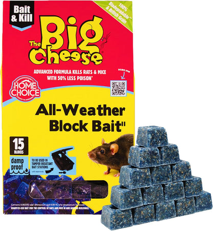 The Big Cheese All-Weather Bait Block - 15 X 10G
