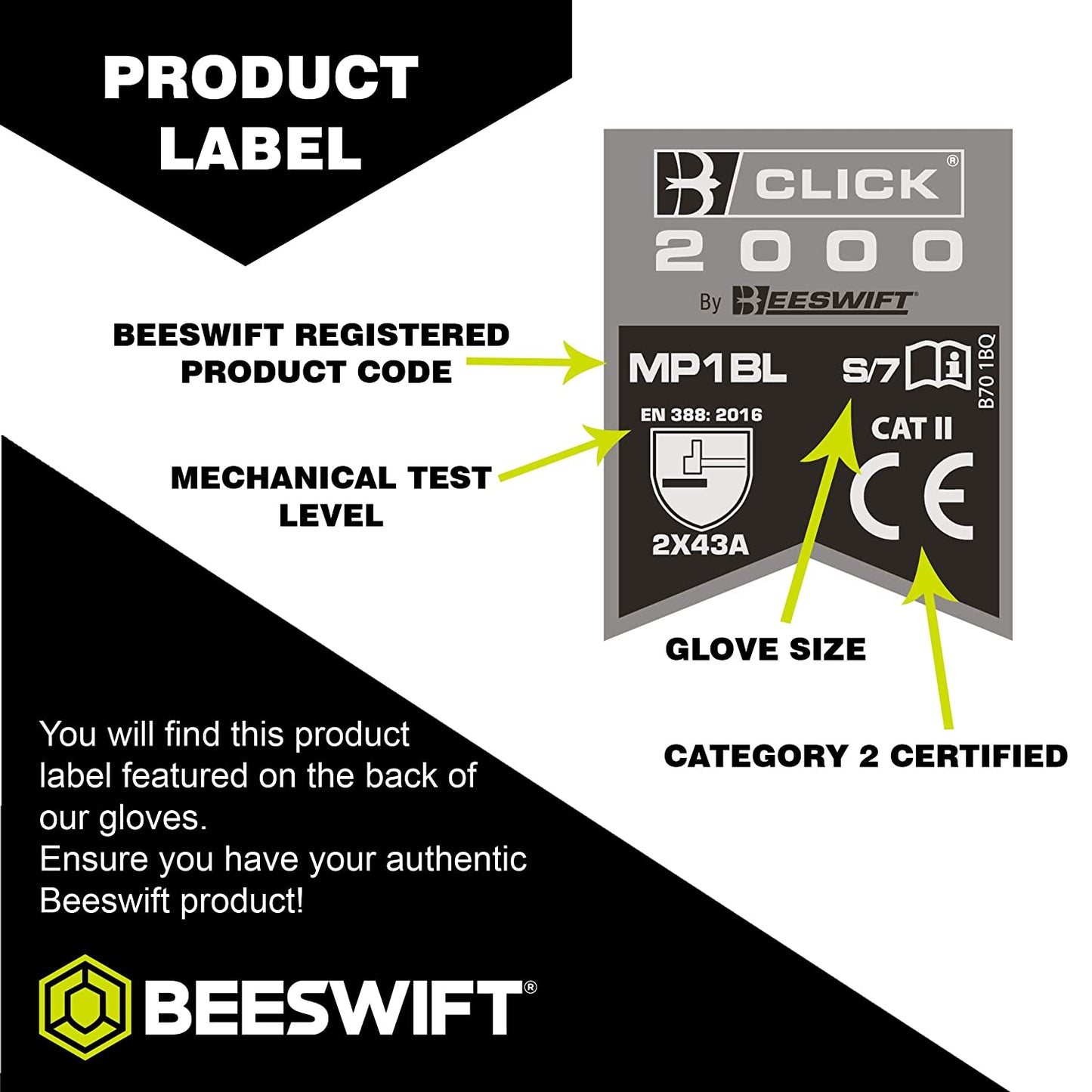 Beeswift MP1BL Multi Purpose Latex Gloves All Sizes {10 Pack}