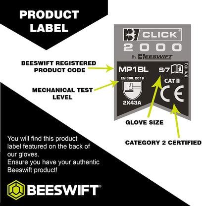 Beeswift MP1BL Multi Purpose Latex Gloves All Sizes {10 Pack}