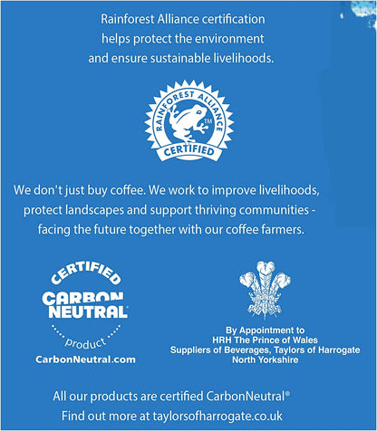 Taylors of Harrogate Decaffe Coffee Bags Pack 30s