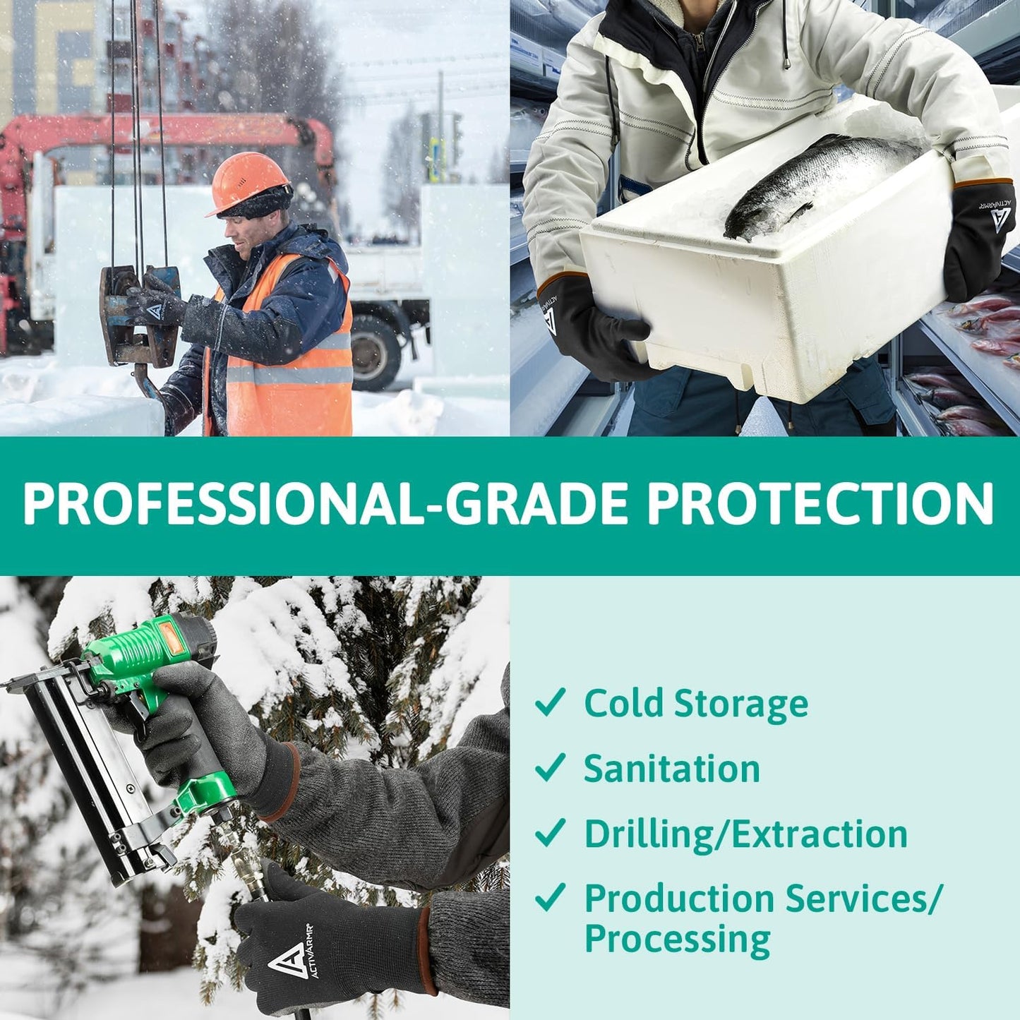 ANSELL ACTIVARMR 97-631 GLOVE - {ALL COLOURS / SIZES}