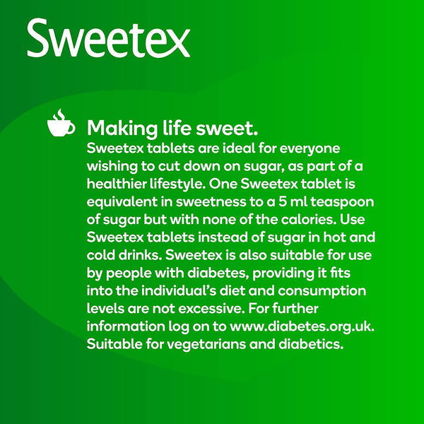 Sweetex Sweetener Tablets 1 Pack 800 Tablets - UK BUSINESS SUPPLIES