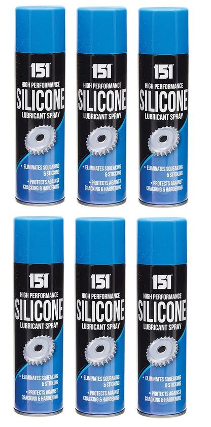 Silicone Lubricant Spray Grease Oil Clear Eliminates Squeaking Sticking 200Ml