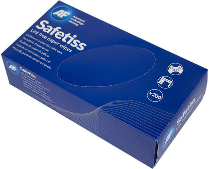 AF Safetiss Lint Free Paper Wipes Pack 200's