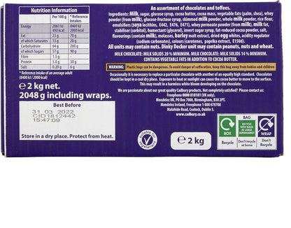 Cadbury Heroes Chocolates Bulk Share Box 2kg