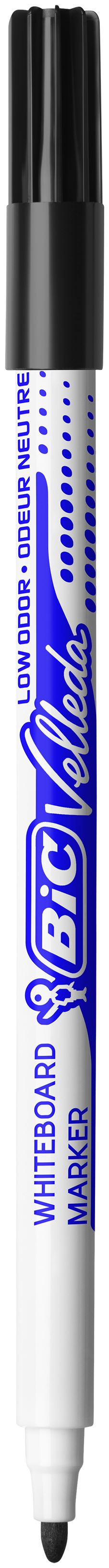 Bic Velleda 1721 Whiteboard Marker Bullet Tip 1.5mm Line Black (Pack 24) - 841842