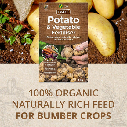 Vitax Organic Potato Fertiliser 4.5Kg Resealable Tub