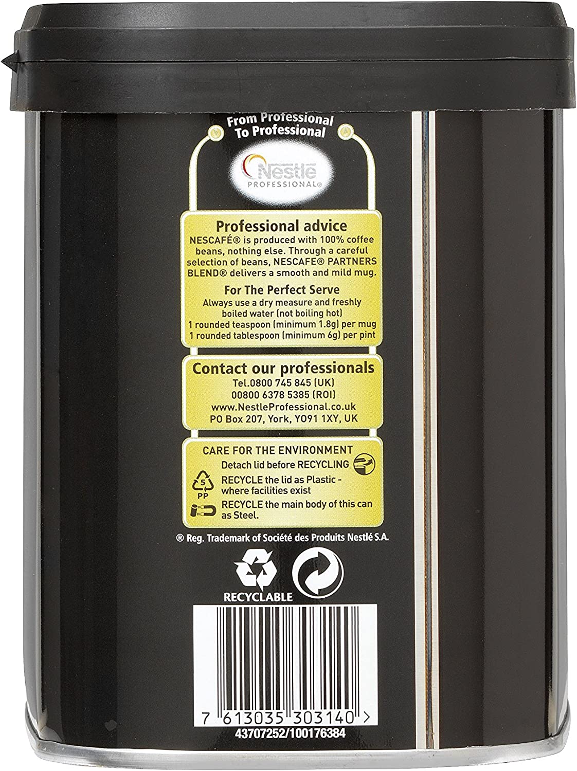 Nescafe Organic 100% Arabica Instant Coffee 500g