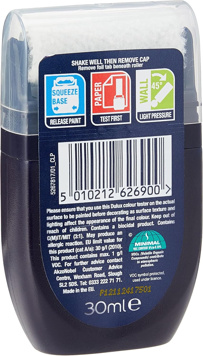 Dulux Walls & Ceilings Tester Paint, Polished Pebble, 30 Ml