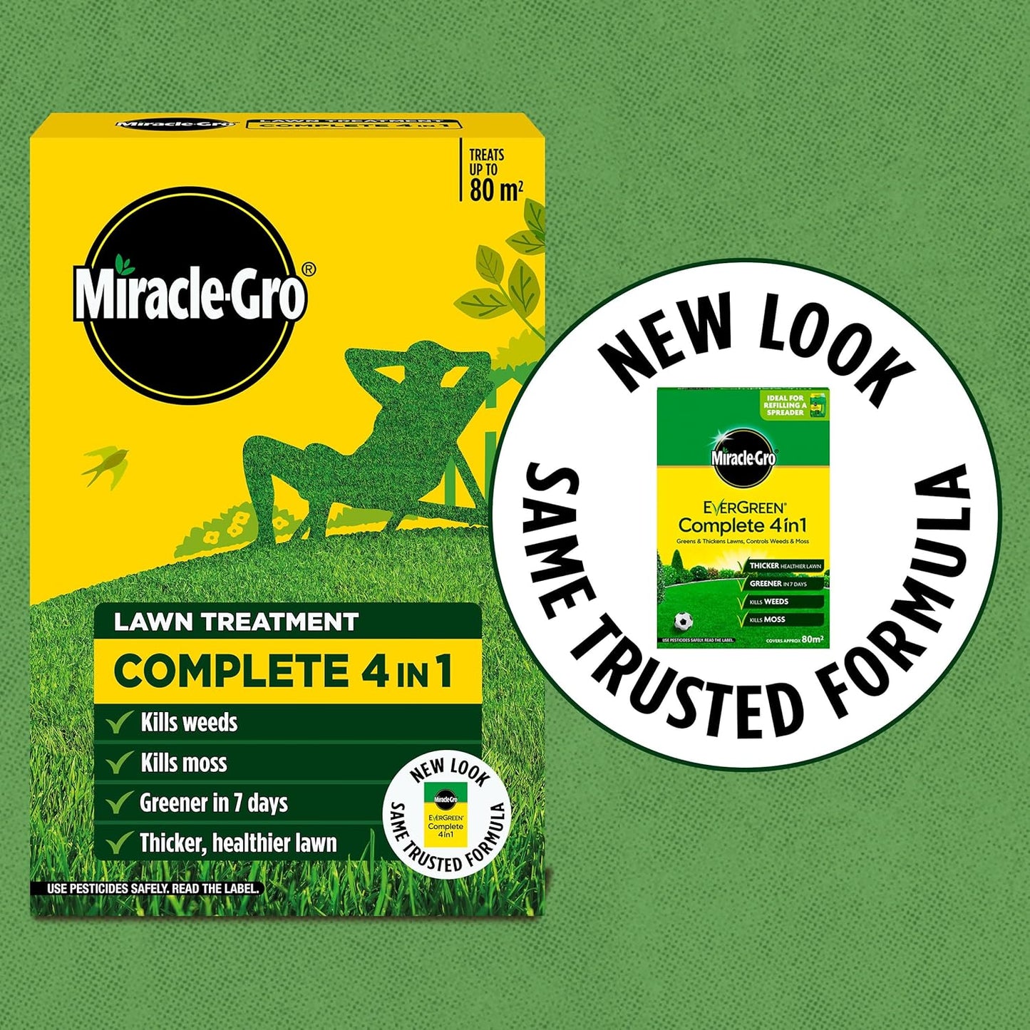 Miracle-Gro Evergreen Complete 4-In-1 Lawn Food - 200 M2