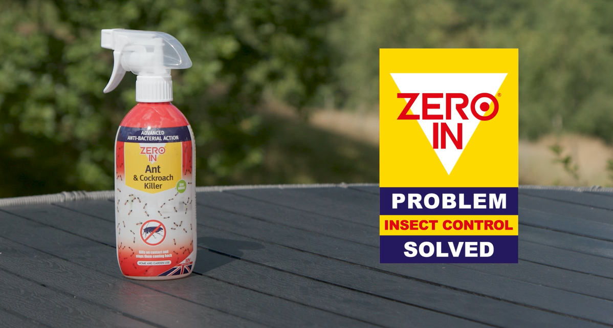 Zero-In Advanced Anti-Bacterial Ant & Cockroach Killer 500ml (ZER958)