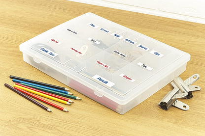 Avery 24-426 Small White Rectangle Self-Adhesive Labels in Dispenser, Hand Write Only, 25 x 50mm, 400 Labels Per Pack