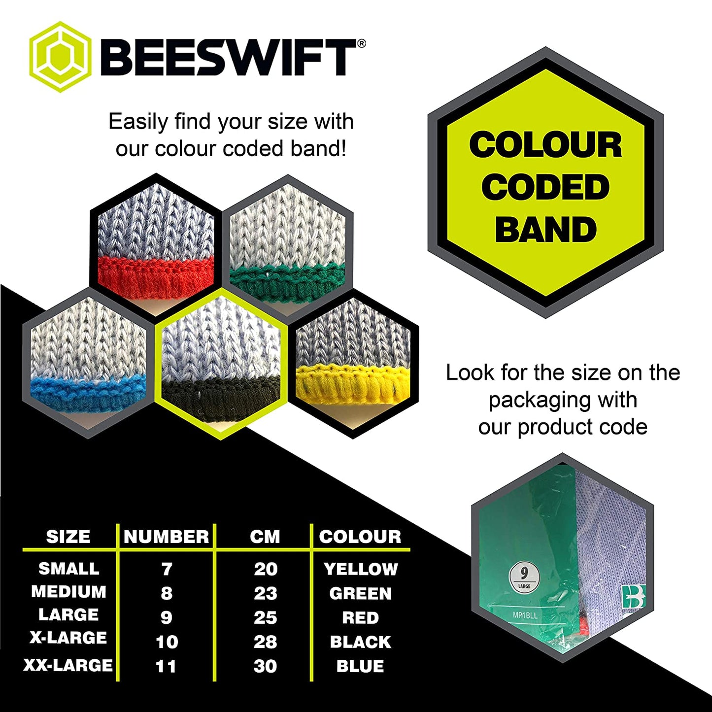 Beeswift MP1BL Multi Purpose Latex Gloves All Sizes {10 Pack}