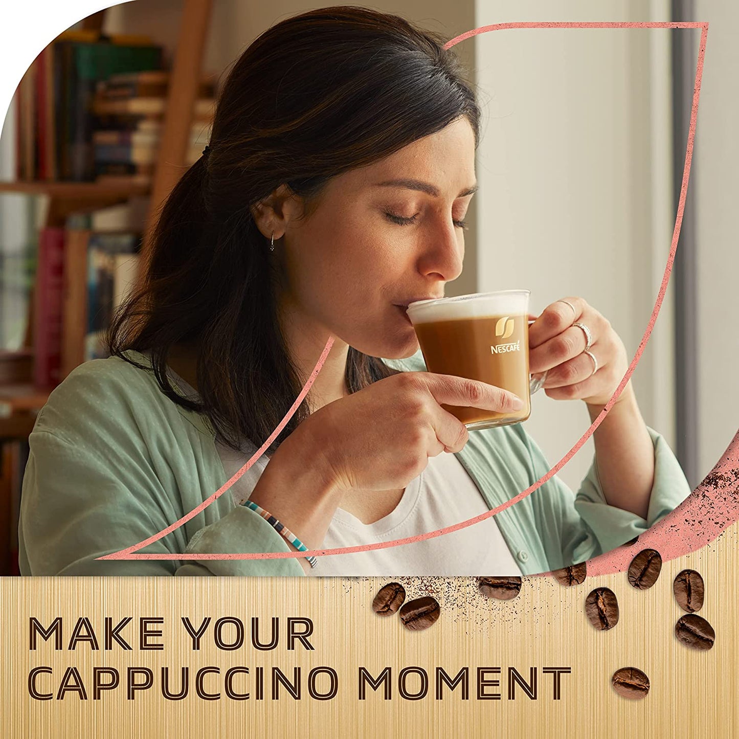 NESCAFE GOLD Cappuccino Unsweetened Sachets 50 x 14.2g