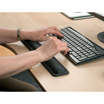 5 Star Office Keyboard Wrist Pad Gel Lycra Antiskid Black