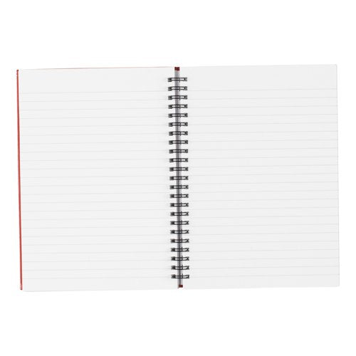 5 Star Wirebound Hardback Notebook Ruled A5 140 Page Berry (Pack of 5) 943445