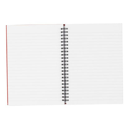 5 Star Wirebound Hardback Notebook Ruled A5 140 Page Berry (Pack of 5) 943445