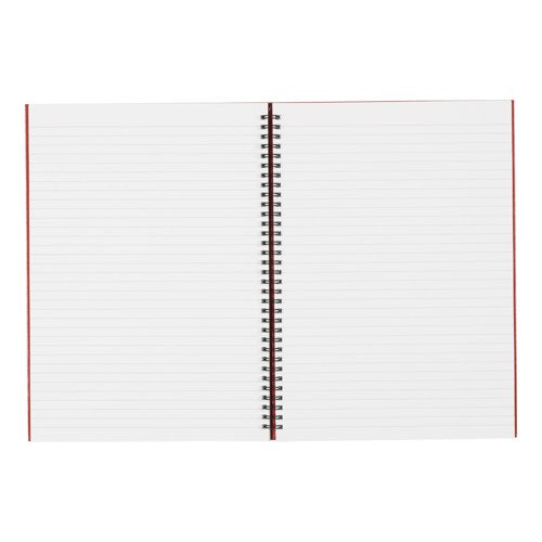 5 Star Wirebound Hardback Notebook Ruled A4 140 Page Berry (Pack of 5) 943466