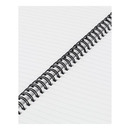 5 Star Wirebound Hardback Notebook Ruled A4 140 Page Teal (Pack of 5) 943474