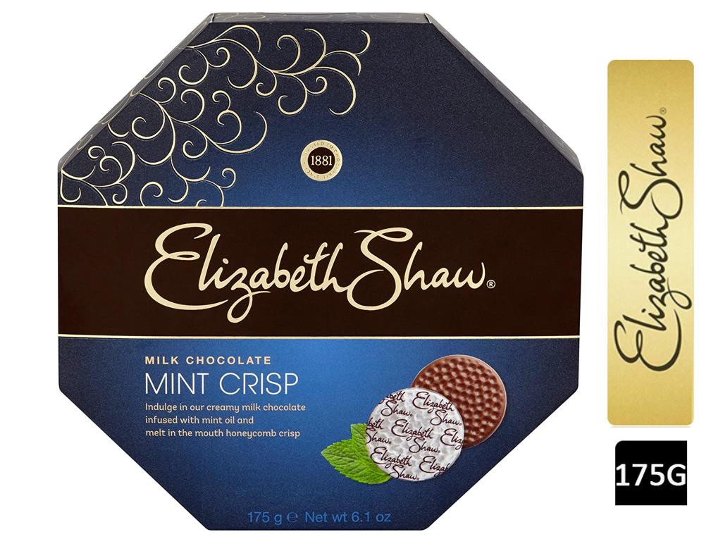 Elizabeth Shaw Milk Mint Wrapped Crisp Chocolates 26's - UK BUSINESS SUPPLIES