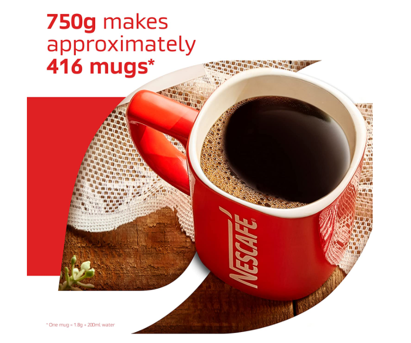 Nescafe Smoother 416 Cup Instant Coffee Granules 750g 12283921 - UK BUSINESS SUPPLIES