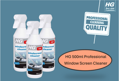 HG Car Windscreen Cleaner, for Streak Free Shine 500ml
