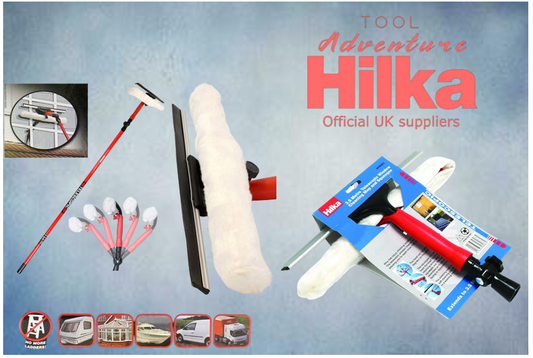 Hilka Telescopic Window Cleaner 3.5m / 10ft Extending Pole