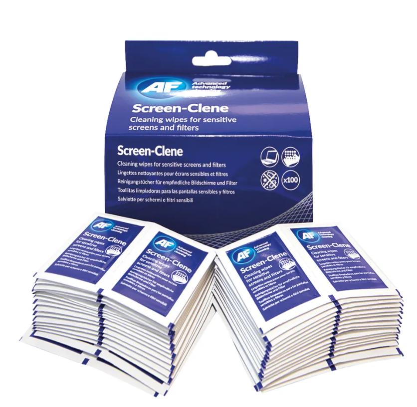 AF Screen-Clene Anti-Static Wipes Pack 100's