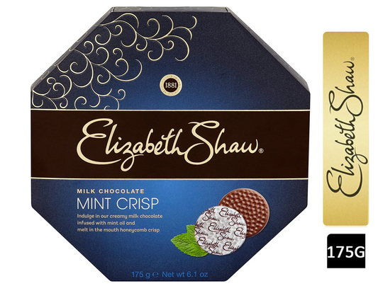 Elizabeth Shaw Milk Mint Wrapped Crisp Chocolates 175g , 26's