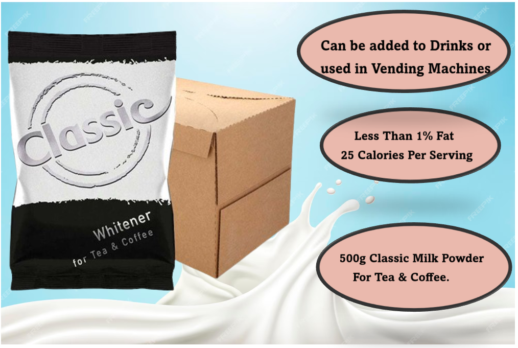 Classic Skimmed Low Calorie Granulated Milk Powder 500g