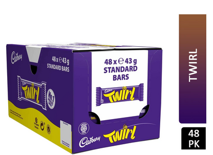 Cadbury Twirl 43g (Pack of 48) 611498