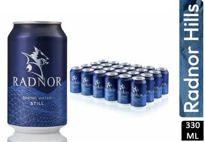Radnor Hills Spring Still Water Cans 24x330ml