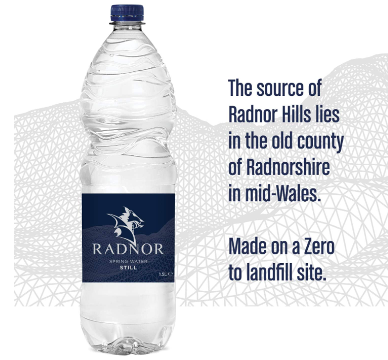 Radnor Hills Spring Still Water 12 x 1.5ltr (Plastic Bottle) - UK BUSINESS SUPPLIES