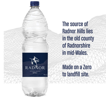 Radnor Hills Spring Still Water 12 x 1.5ltr (Plastic Bottle) - UK BUSINESS SUPPLIES