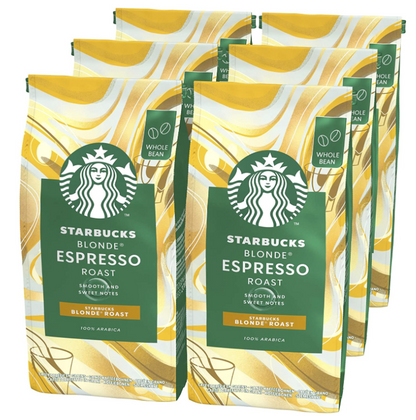 Starbucks Blonde Espresso Roast Coffee Beans, 100% Arabica, 200g